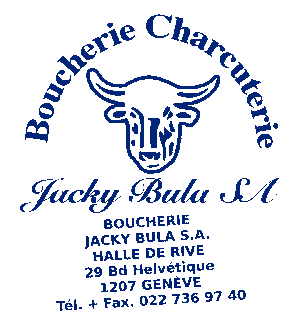 Boucherie Jacky Bula SA Logo, Halle de Rive, 29 Bd Helvétique, 1207 Genève